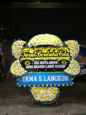 Papan Bunga Duka di Bojongkamal